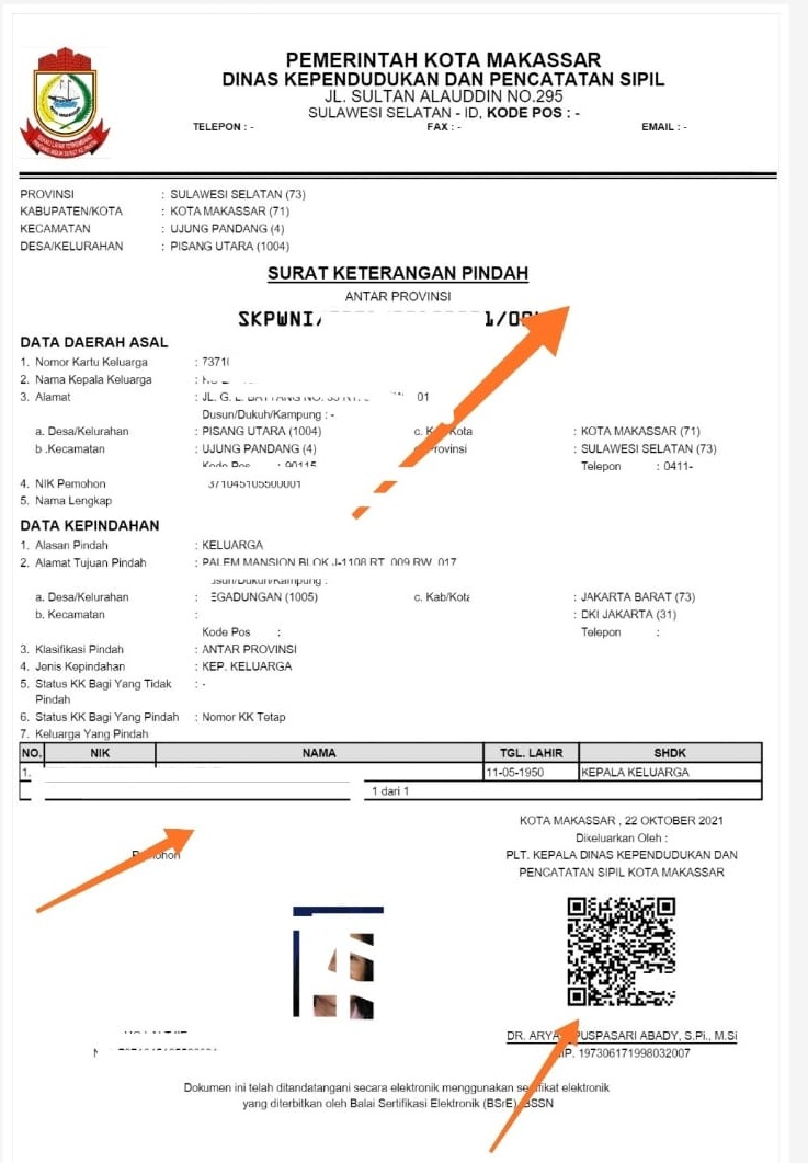 Jasa Surat Pindah Bogor